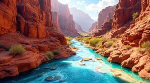 Top 10 Topographic Map Sheets of the Grand Canyon