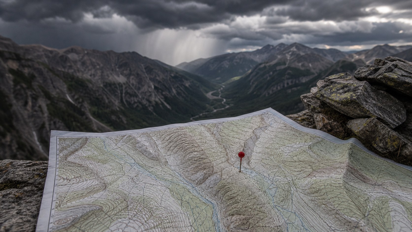 Featured image for How to Spot Potential Hazards on a Topographic Map showing topographic map reading and terrain context