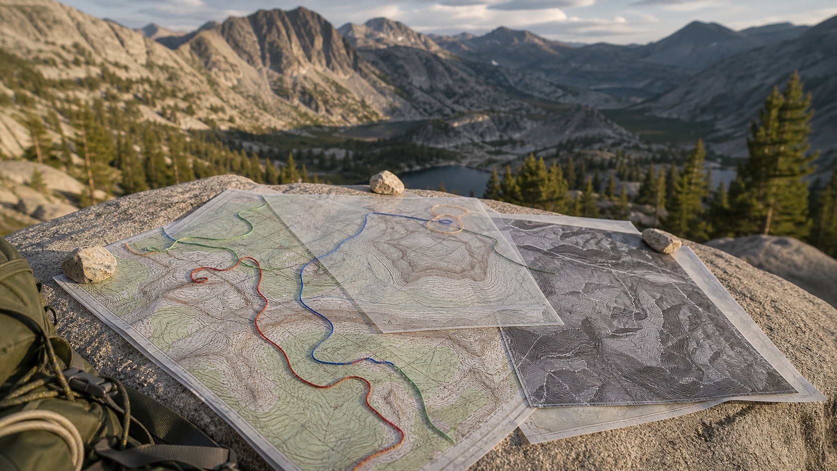 Featured image for Advanced Map Reading Techniques for Outdoor Enthusiasts showing topographic map reading and terrain context