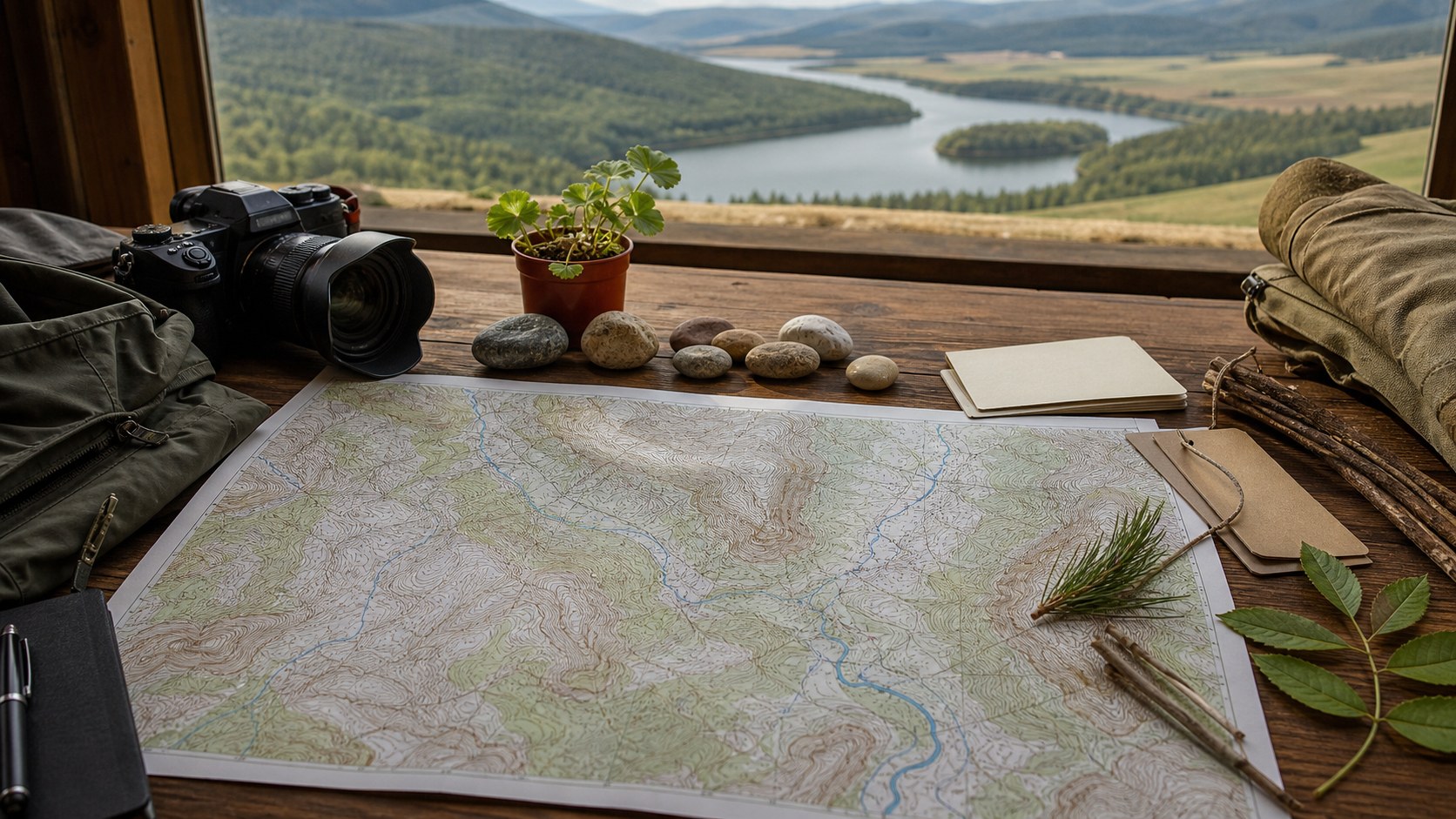 Featured image for Top 10 Ways to Use a 2D Topographic Map Beyond Hiking showing topographic map reading and terrain context