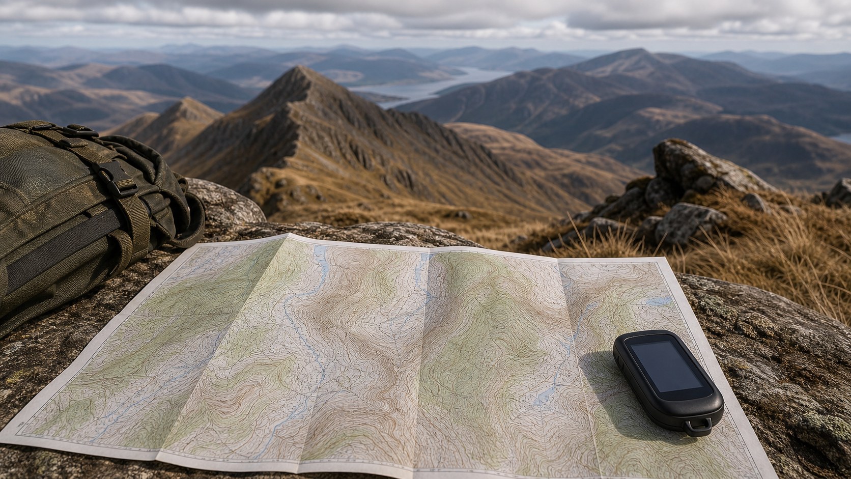 Featured image for Why 2D Topographic Maps Are Still Vital in the GPS Era showing topographic map reading and terrain context