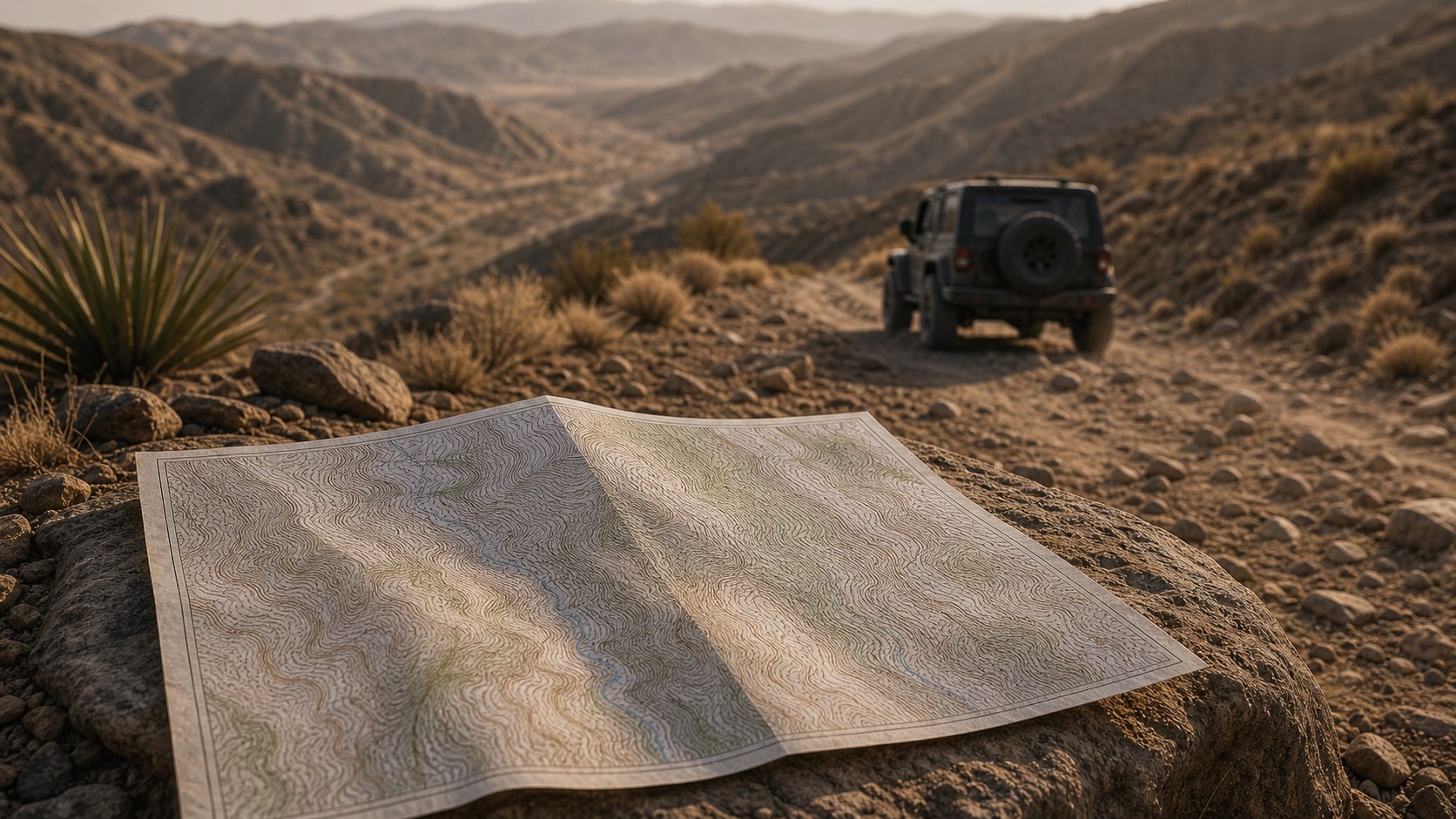 Featured image for How to Use Topographic Maps in Off-Road Adventures showing topographic map reading and terrain context