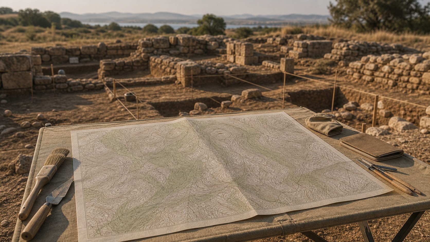 How Archaeologists Use 2D Topographic Maps
