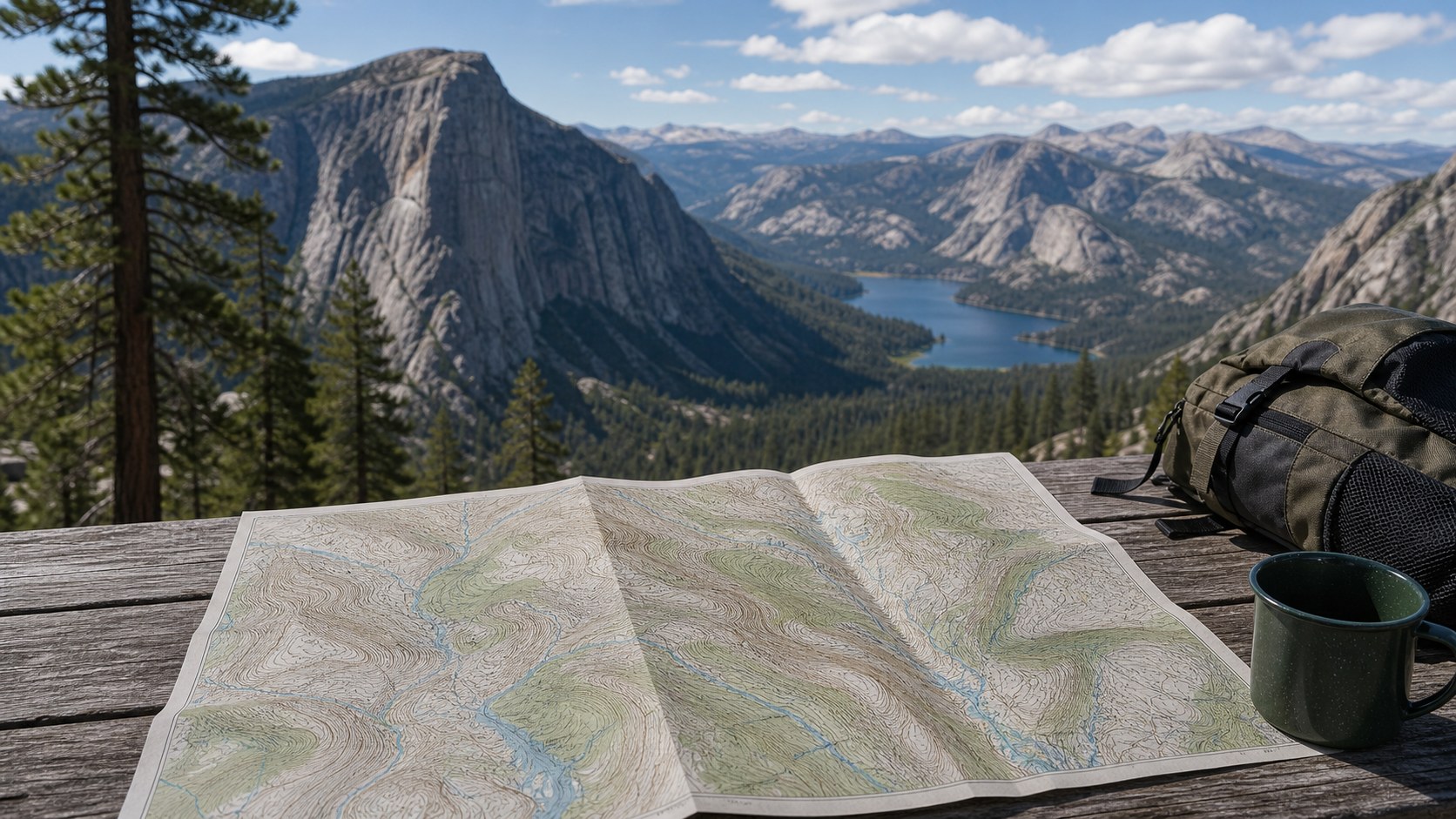 Featured image for The Best 2D Topographic Maps for National Parks showing topographic map reading and terrain context